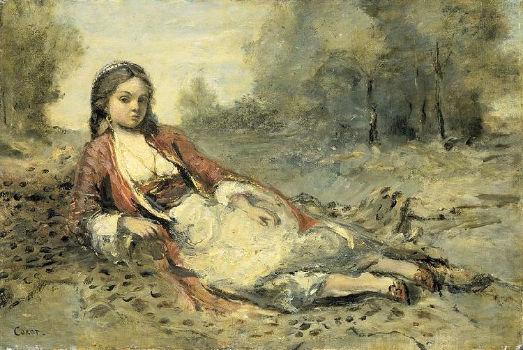 Algerienne, Jean-Baptiste Camille Corot